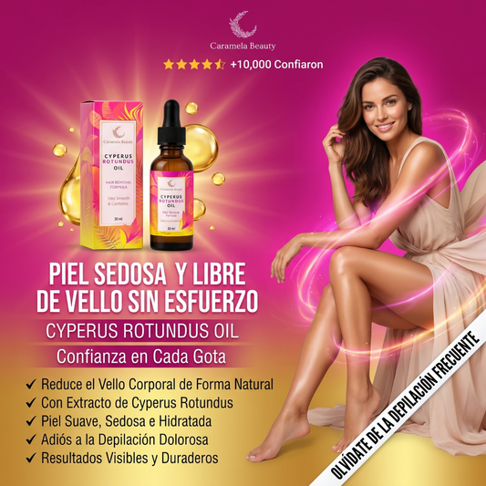 Cyperus Rotundus Oil │ Reduce el crecimiento del vello sin láser ni irritación